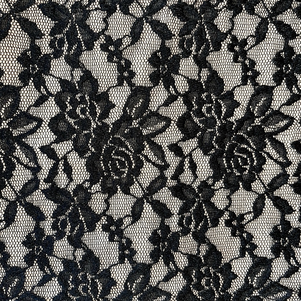 Black lace dress